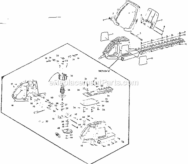 Craftsman 31581590 Hedge Trimmer Page A Diagram