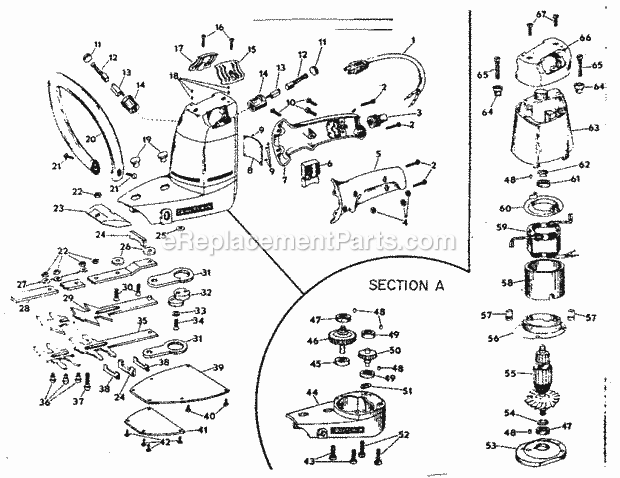 Craftsman 31585710 Hedge Trimmer Page A Diagram