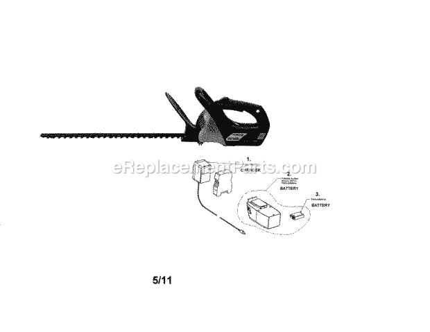 Craftsman 31664583 Hedge Trimmer Page A Diagram