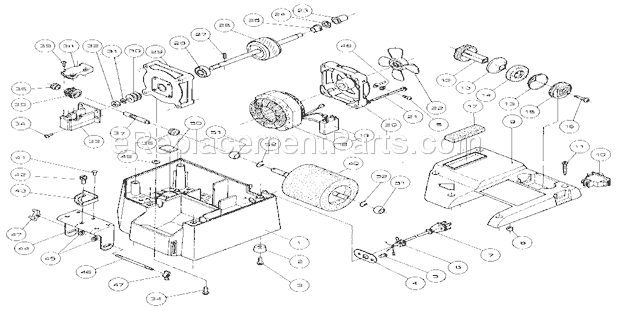 Craftsman 319669920 Wet Wheel Sharpener Unit Parts Diagram