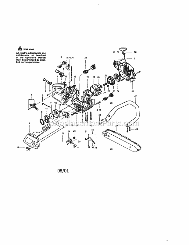 Craftsman 36cc Chainsaw Fuel Line Diagram Tyres2c