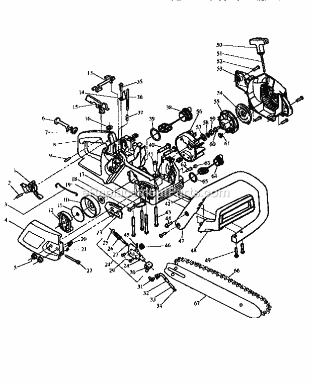 Craftsman Chainsaw | 358351140 | eReplacementParts.com