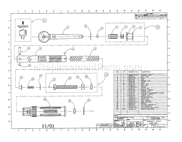 Craftsman 44594 Torque Wrench Torque Wrench Diagram