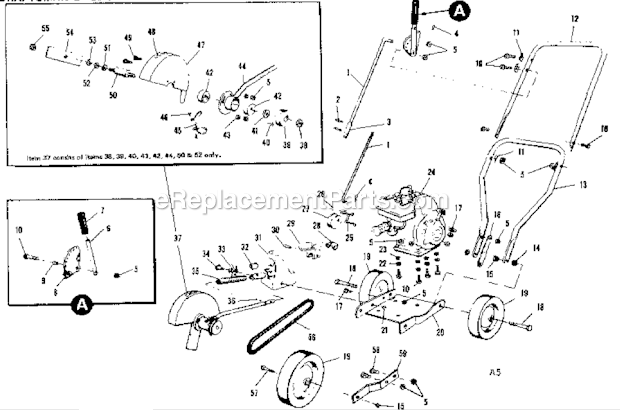 Craftsman 536870451 9-In. Edger Trimmer Page A Diagram