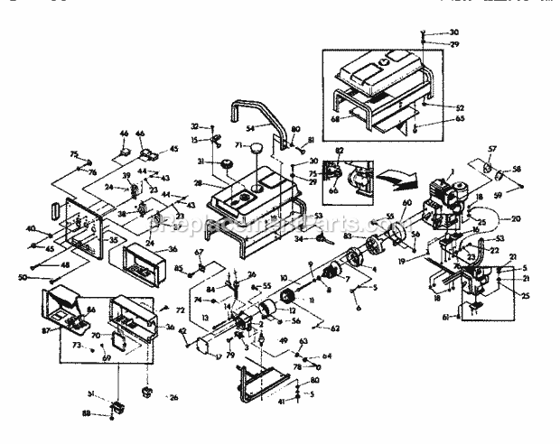 Craftsman 580328350 Generator Page A Diagram