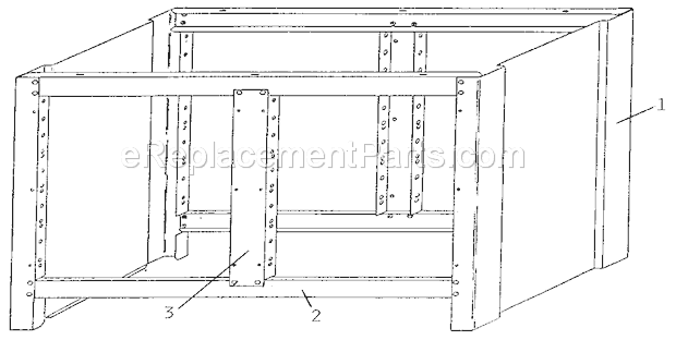 Craftsman 65541 Project Center Frame Unit Parts Diagram