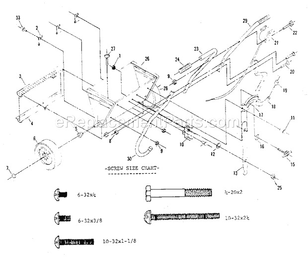 Craftsman 67119150 Drop-Type Spreader Replacement Parts Diagram