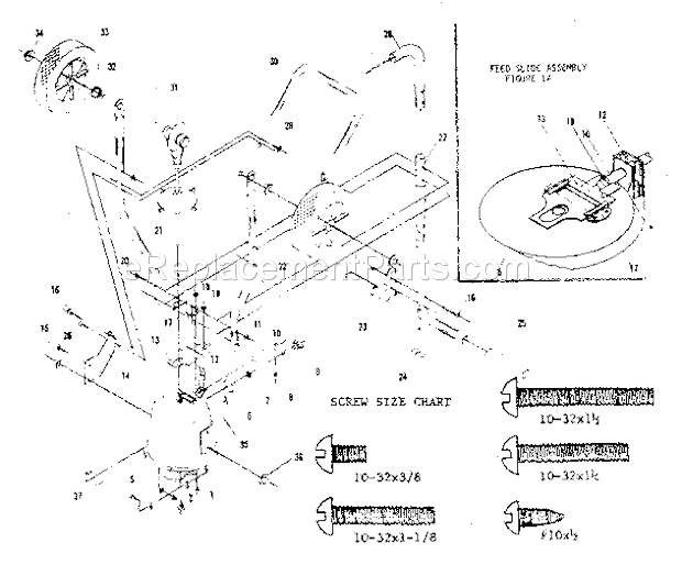 Craftsman 67119260 Rotary-Type Spreader Replacement Parts Diagram