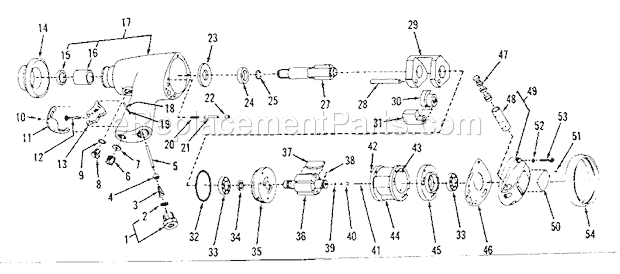 Craftsman 75618830 Impact Wrench Unit Parts Diagram