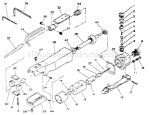 Craftsman 87518868 Mini Air Saw Unit Parts Diagram