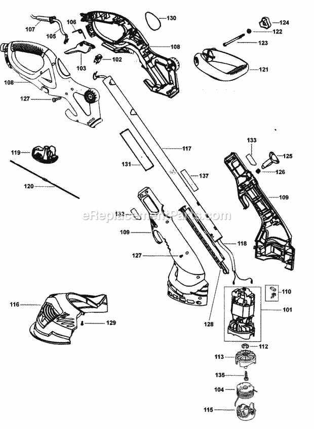 Craftsman 90074528 Hedge Trimmer Page A Diagram