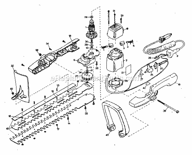 Craftsman 900797710 Hedge Trimmer Page A Diagram
