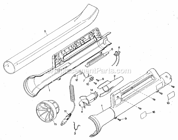 Craftsman 900798780 Blower Page A Diagram