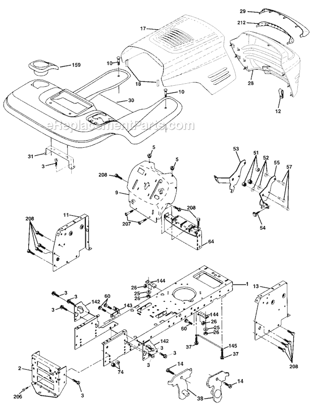 Craftsman 917271652 Lawn Tractor