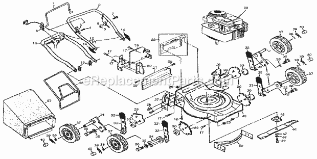 Craftsman 917383491 Lawn Mower Page A Diagram