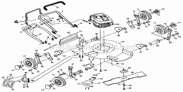 Craftsman 917384343 Lawn Mower Page A Diagram