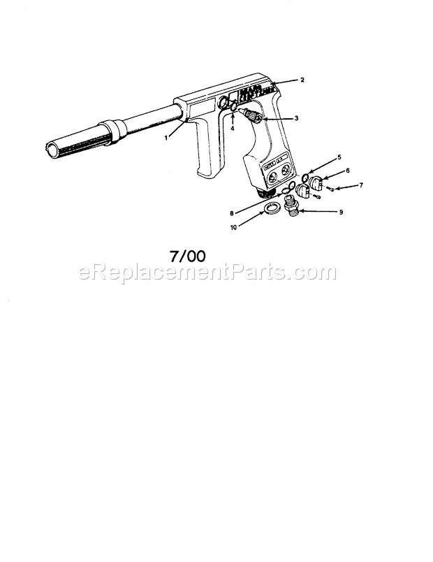 Craftsman 919162251 Spray Gun Page A Diagram