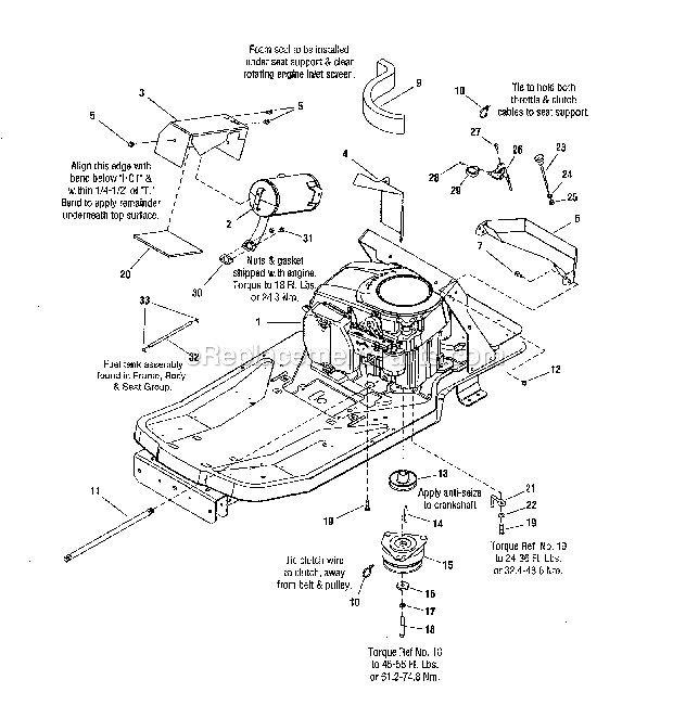 Craftsman Zts 7500 Wiring Diagram from www.ereplacementparts.com