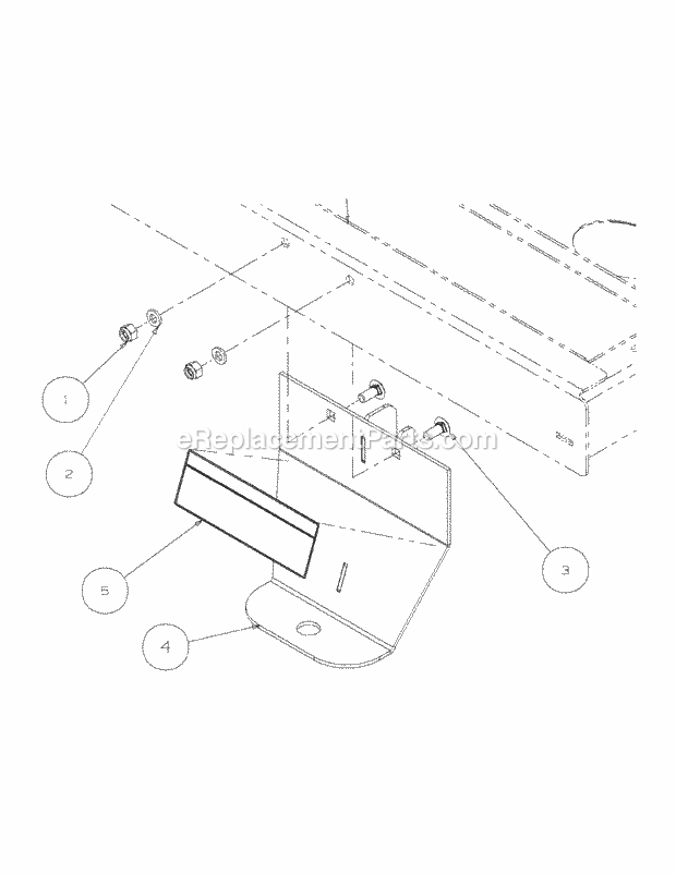 Cub Cadet 590863 Tow Hitch Assembly Diagram