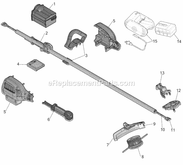 Cub Cadet CCT400 (41AERP3C912) (2016) String Trimmer General Assembly Diagram