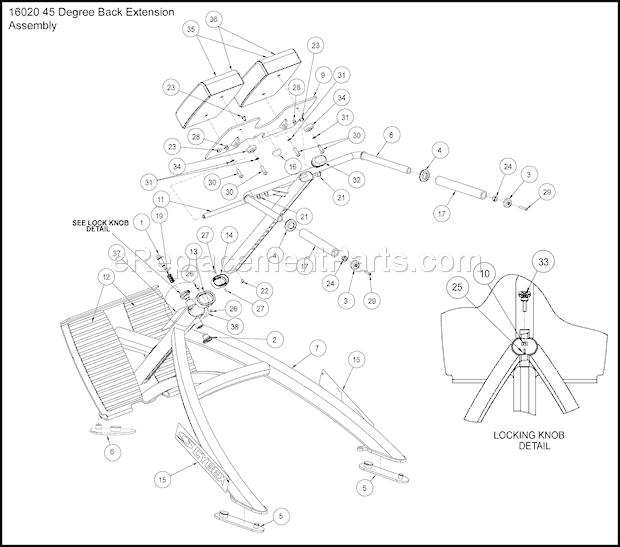 Cybex 16020 Free Weight System Assembly Diagram