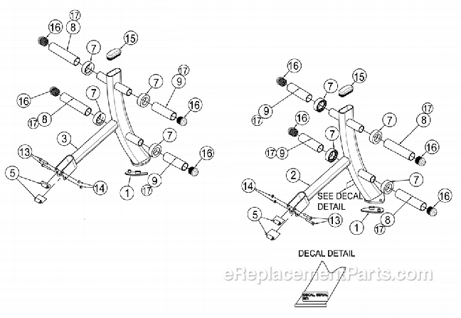 Cybex 16220 Bench Press - Free Weights Page A Diagram