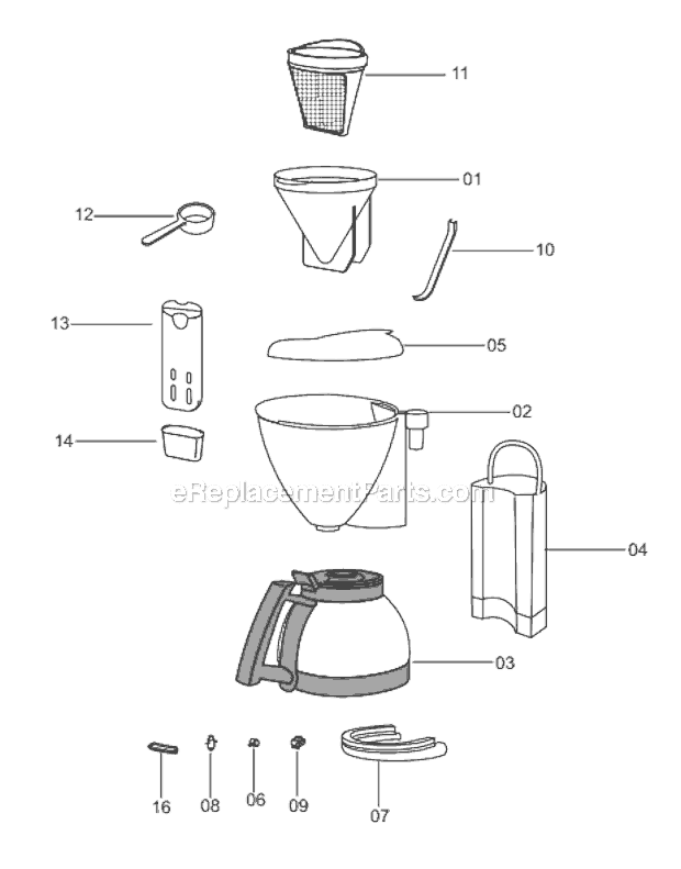 DeLonghi DCR902T Coffee Maker Page A Diagram