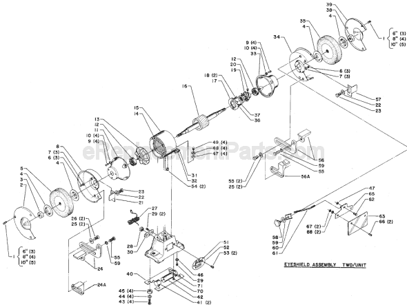 Delta 23-675 Type 1 Grinder / Finisher Page A Diagram