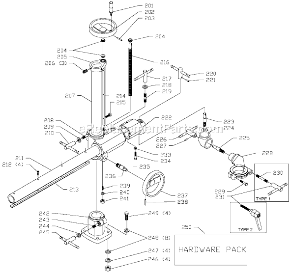 Delta 36-857 Type 1 Stand Page A Diagram