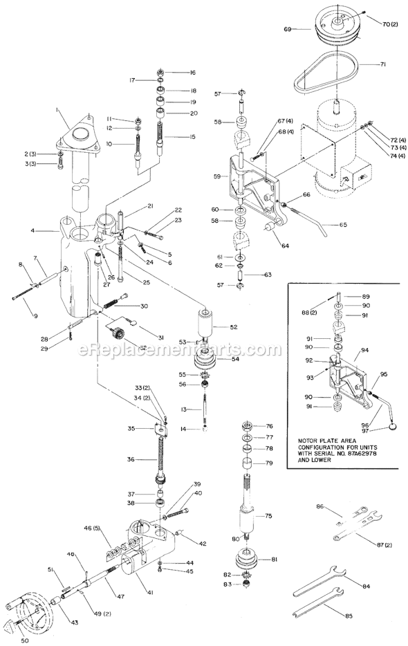 Delta 43-384 Type 1 Wood Shaper Page A Diagram