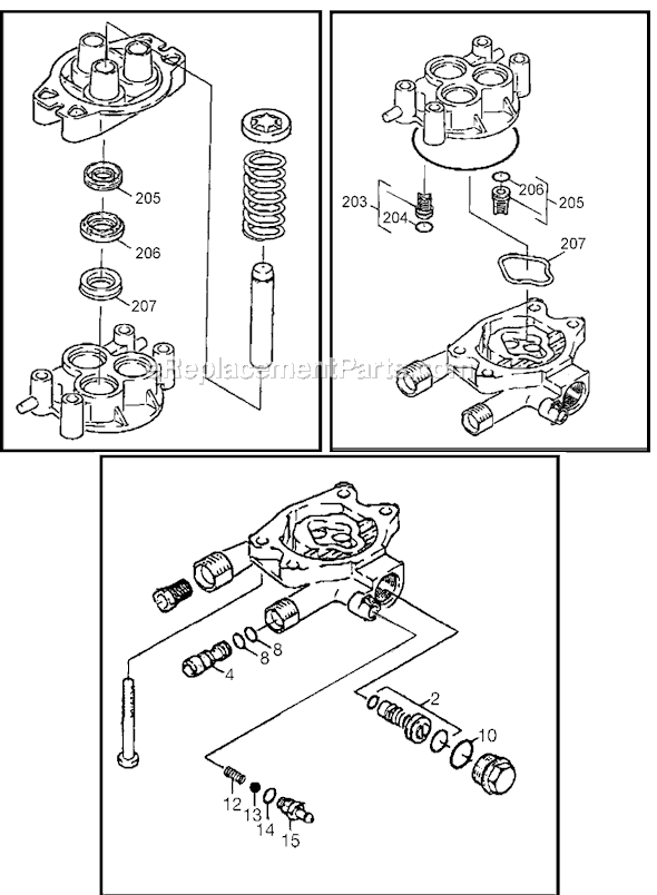 DeVilbiss 1502CWT Type 0 Gas Pressure Washer Page A Diagram