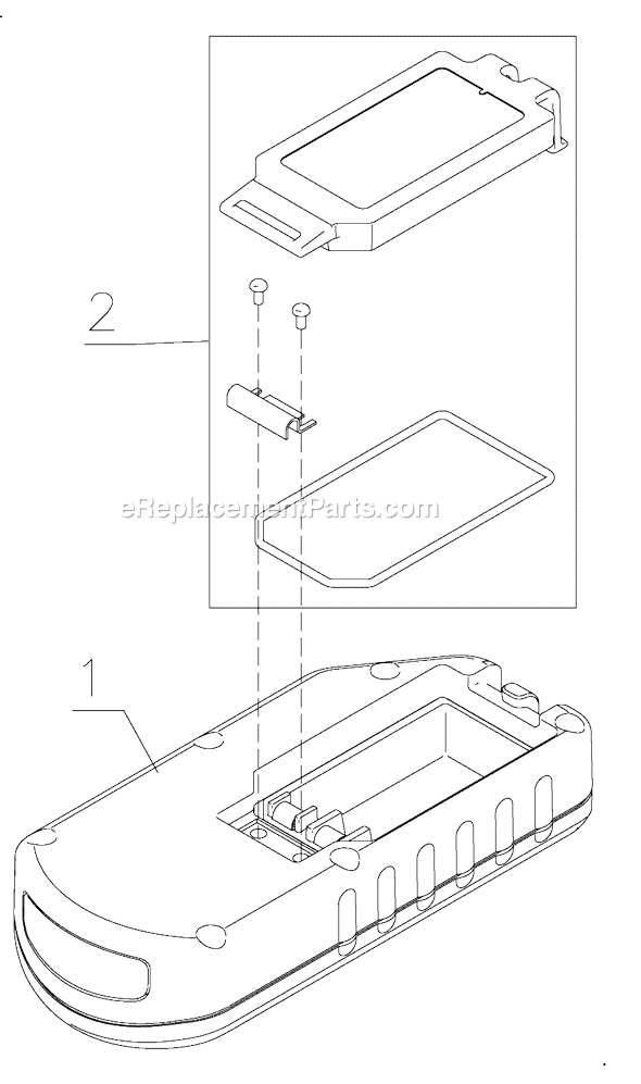 DeWALT DW0774 Type 1 Remote Control Page A Diagram