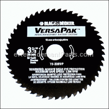 Black and Decker VP600T - Versapak Cordless Saw Type 1
