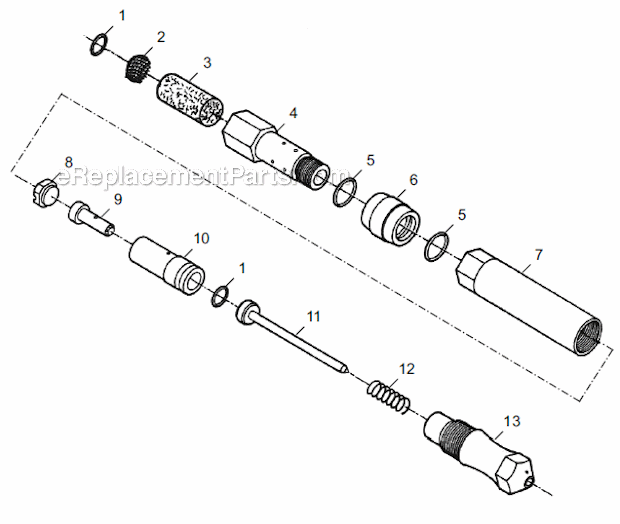 Dotco 15Z-720 Air Marking Pen Kit Page A Diagram