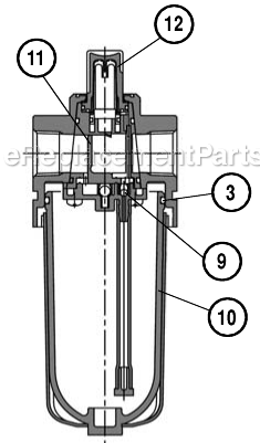 Dynabrade 10675 Filter-Regulator-Lubricator Page A Diagram