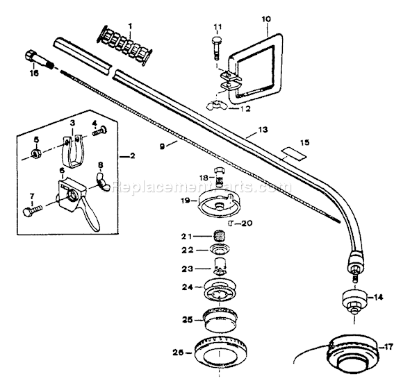 slim fordomme Majroe Echo Curved Shaft Grass Trimmer | GT-200 | eReplacementParts.com