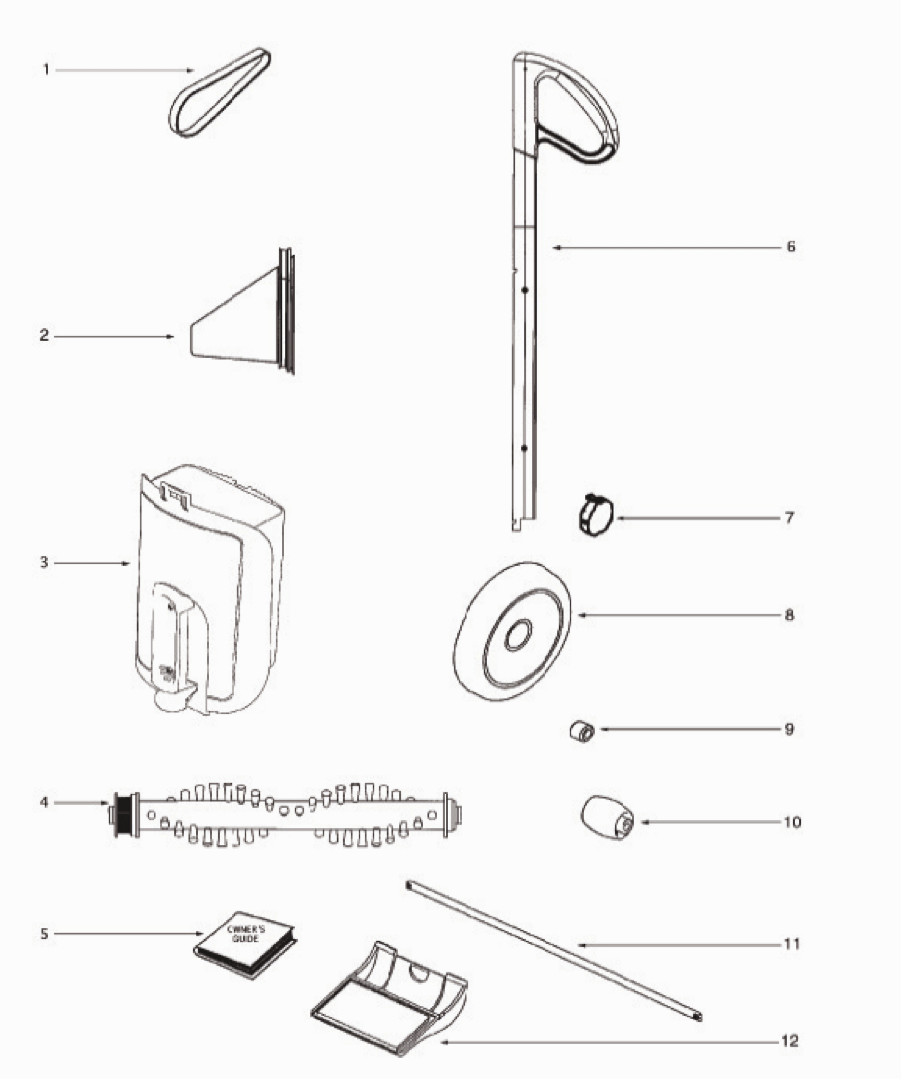 Eureka 409A Lightweight Vacuum Page A Diagram
