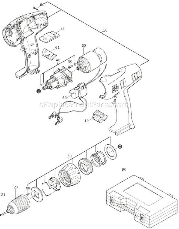 Fein ABS14 (71130300952) Cordless Drill Page A Diagram