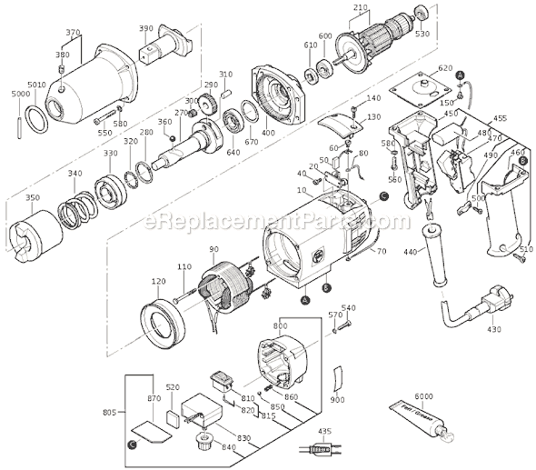 Fein ASBE647-1 (72151313113) Impact Wrench Page A Diagram