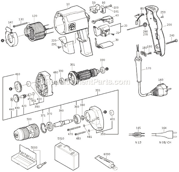 Fein ASKEU636 (72053513111) Rotary Drill Page A Diagram