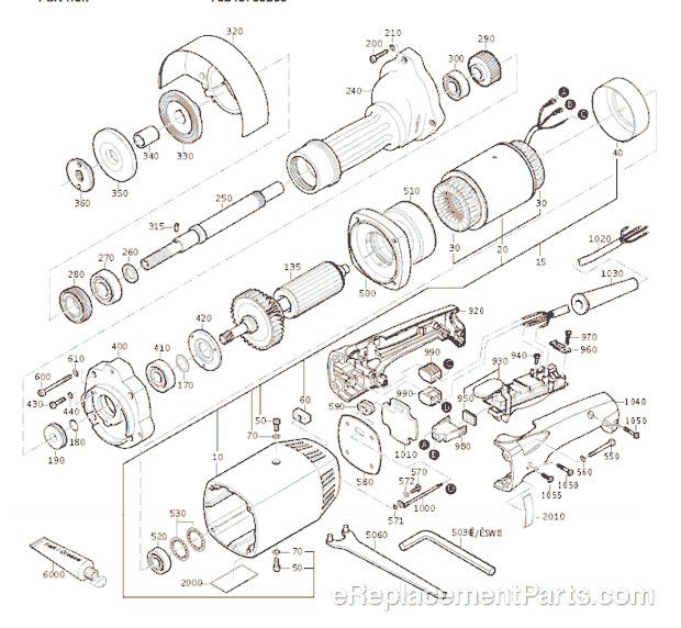 Fein MSHYO 869-1A (78243709260) Straight Grinder Page A Diagram
