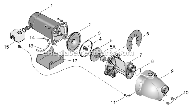 Flotec FP4022-01 Shallow Well Jet Pump Page A Diagram