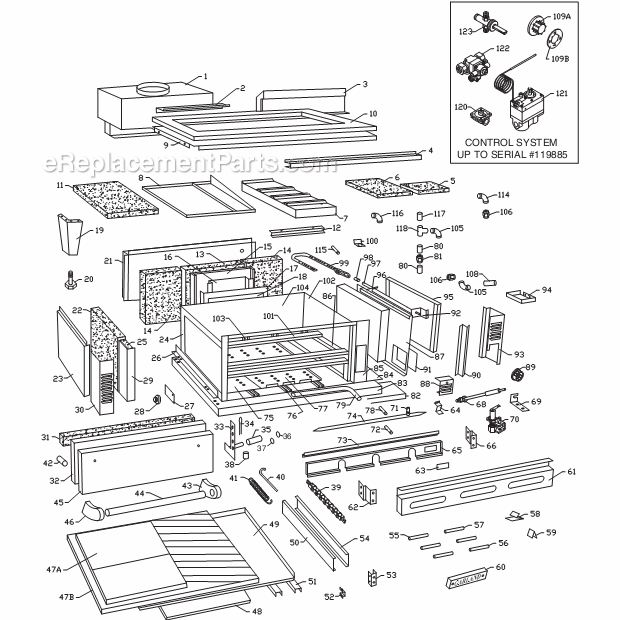 Garland G48PA Pizza Oven Page A Diagram