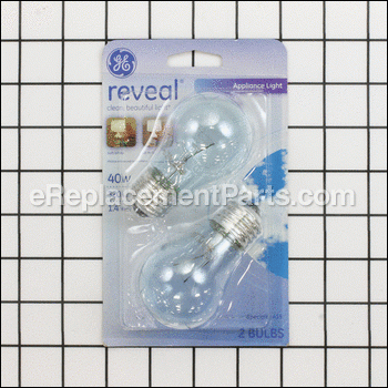 40A15-2PK - GE Refrigerator Light Bulb