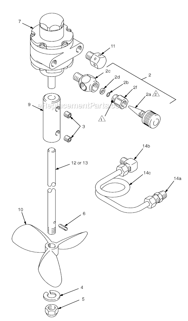 Graco 204536 5 Gal Stainless Steel Agitator Page A Diagram