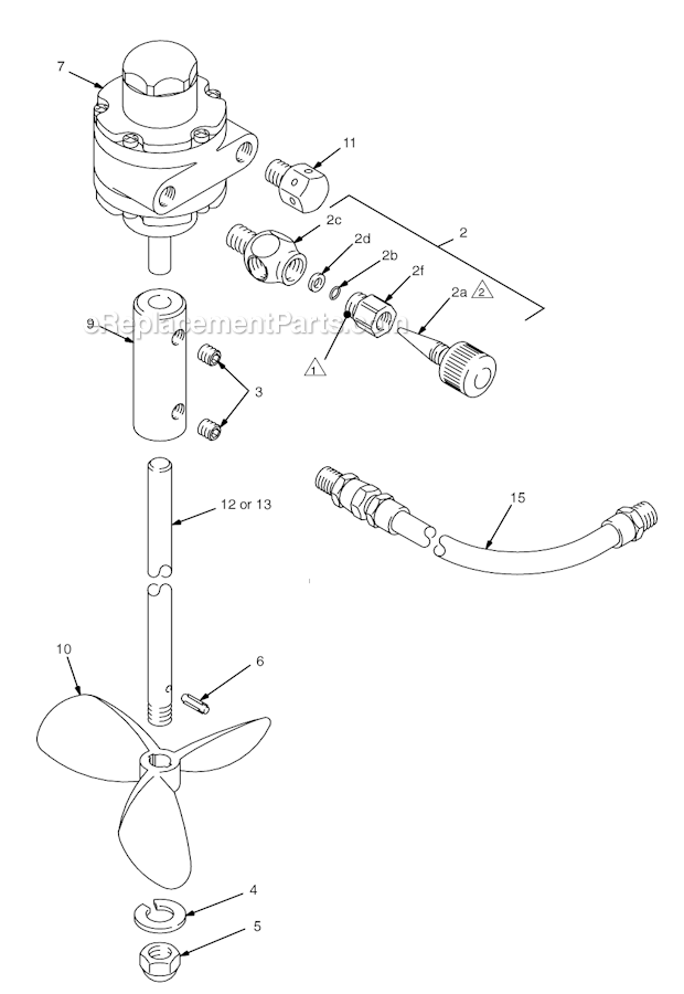 Graco 222695 5 Gal Stainless Steel Agitator Page A Diagram