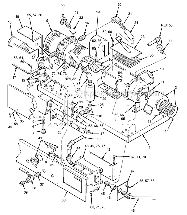 Graco 223-260 (System 8000) High Efficiency Low Pressure Page A Diagram