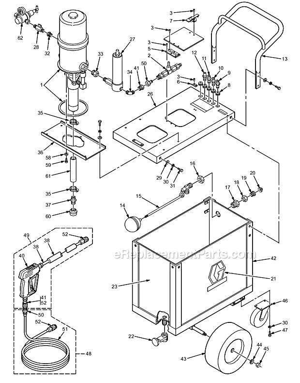 Graco 800-295 (Series A) Hydra-Clean Pressure Washer Page A Diagram