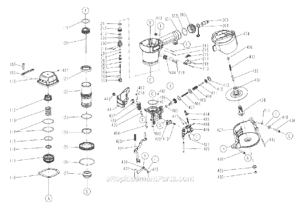 Grip-Rite GRTCN57 2-1/4 Industrial Pallet Nailer Page A Diagram