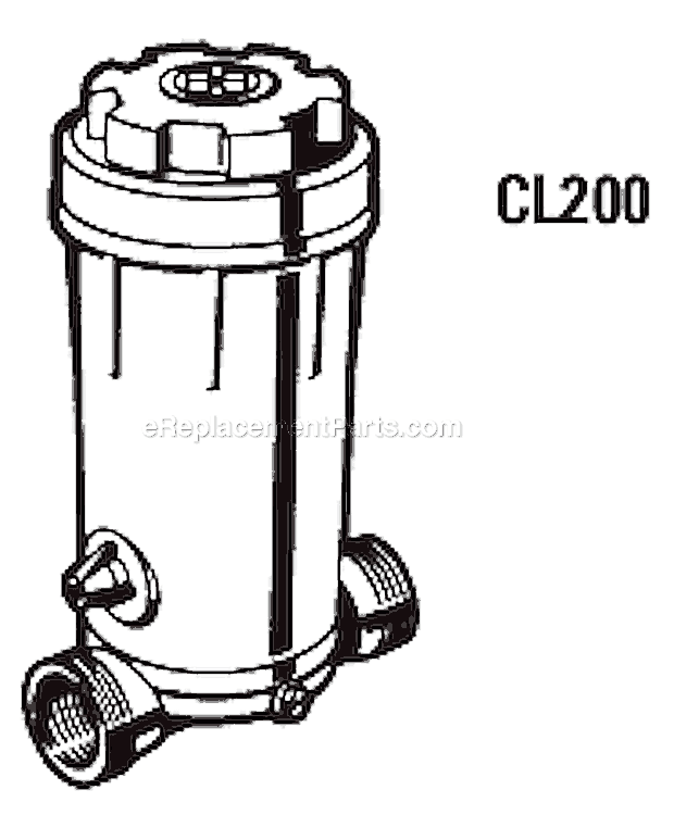 Hayward CL200 Chlorine Feeder Page A Diagram